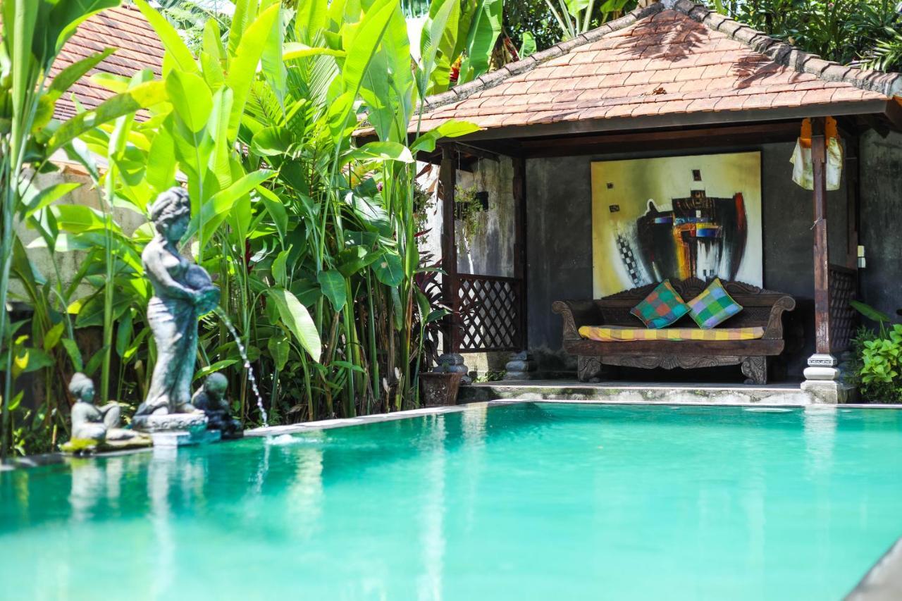 Sari Bamboo Bungalows Ubud Esterno foto