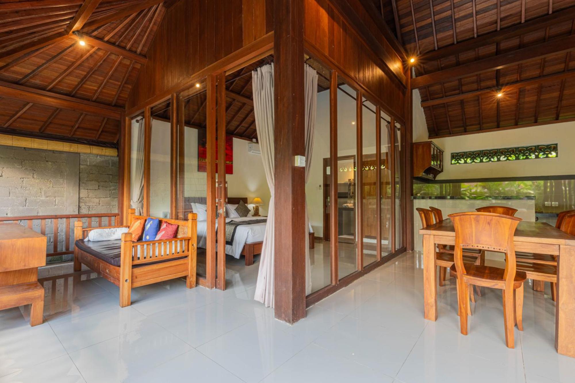 Sari Bamboo Bungalows Ubud Esterno foto
