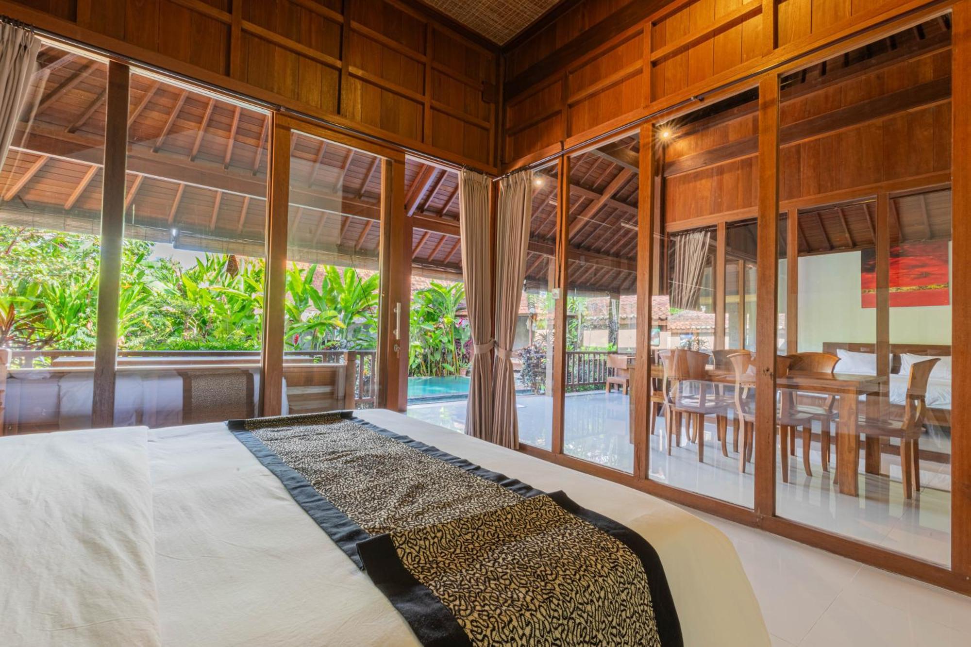 Sari Bamboo Bungalows Ubud Esterno foto