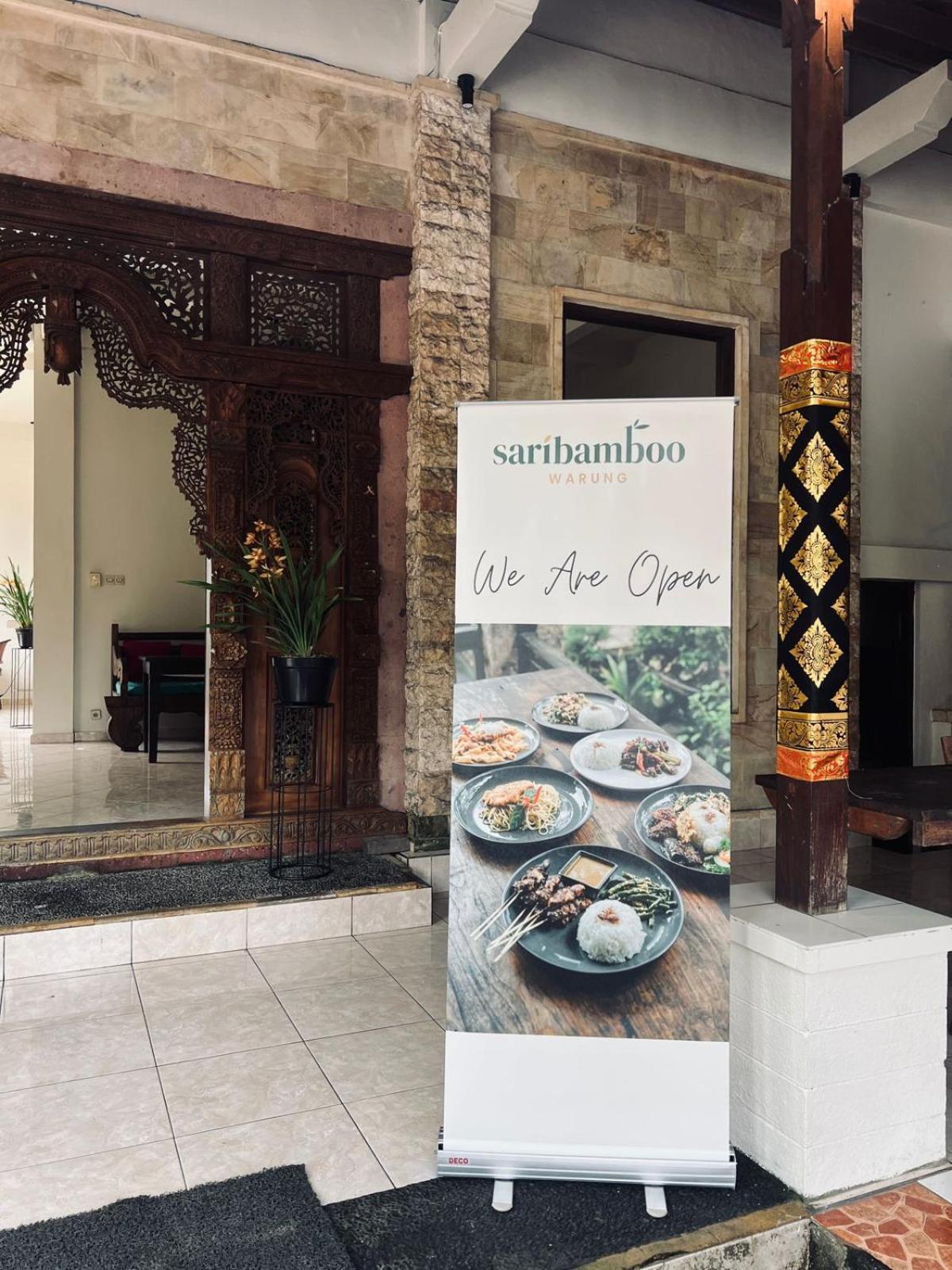 Sari Bamboo Bungalows Ubud Esterno foto