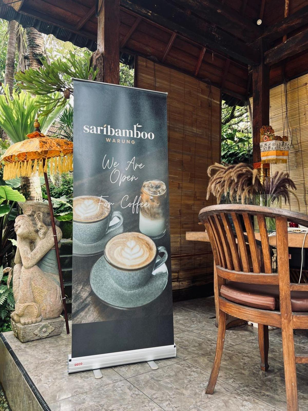Sari Bamboo Bungalows Ubud Esterno foto