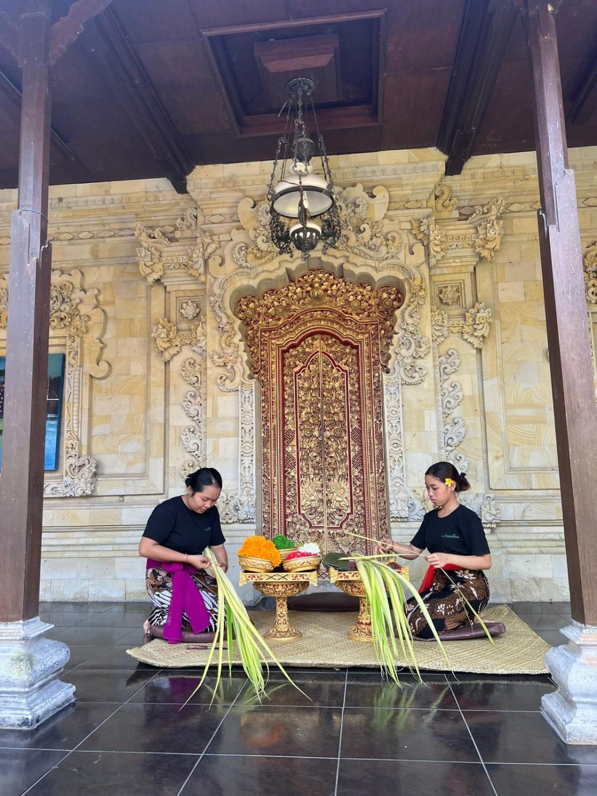 Sari Bamboo Bungalows Ubud Esterno foto